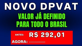 🚨URGENTE DIVULGARAM O VALOR DO NOVO DPVAT 2024 [upl. by Wallford27]