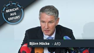 Pressekonferenz Björn Höcke  Bericht aus Erfurt [upl. by Ramona101]