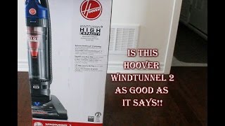 Hoover Windtunnel 2 Bagless Upright Vacuum Cleaner test [upl. by Boser]