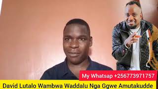 David Lutalo Gwe Tokowa Kubonabona [upl. by Hermina]