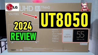 LG UT8050 UNBOXING Y REVIEW COMPLETA  SMART TV 4K [upl. by Lleret]