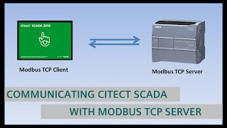 Citect SCADA  Communication with MODBUS TCP Server [upl. by Karwan473]