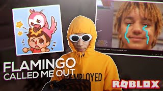 FLAMINGO IS BEING MEAN TO ME 😭 Roblox [upl. by Tterrab]