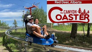 Canyon Coaster Red Deer Alberta [upl. by Leahcimdivad]