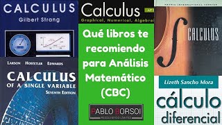 ¿Qué libros son recomendables para Análisis Matemático [upl. by Enined]