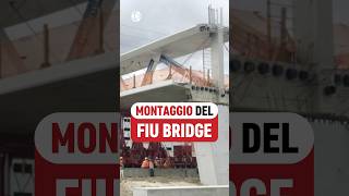 Come era stato posizionato il FIU Bridge  VIDEO COMPLETO👆👆 [upl. by Lekcim876]