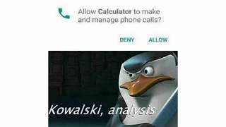 Kowalski Analysis Meme Compilation [upl. by Noellyn]