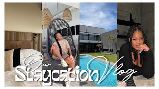 Our Staycation Vlog  Packing Hotel Tour Dinner amp Outfits  More [upl. by Annaed]