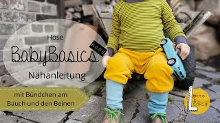 Nähanleitung Babyhose Baby Basics Pumphose [upl. by Charita]