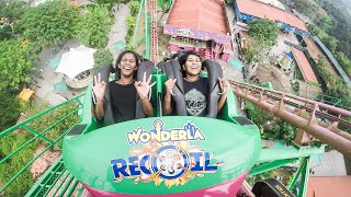 Roller coaster Wonderla  Recoil  Amusment park Kochi [upl. by Ahsilaf]