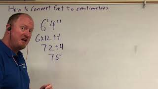 How to convert feet to centimeters [upl. by Yhtir]