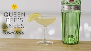 How to Make the Queen Bee’s Knees using Tanqueray Gin  CocktailRecipe Cocktail [upl. by Kissiah]