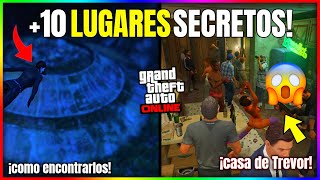 10 LUGARES OCULTOSSECRETOS Que Puedes ENCONTRAR En GTA5 Online [upl. by Munafo]