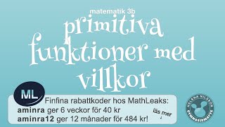 3b 332 primitiva funktioner med villkor [upl. by Wiseman]