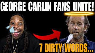 THIS MAN WAS HILARIOUS GEORGE CARLIN REACTION quotDIRTY WORDSquot [upl. by Ahsieni]