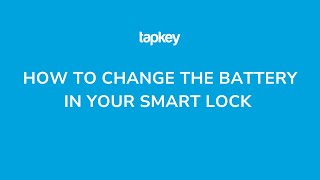 How to Change Battery in Your Smart Lock [upl. by Fadas584]