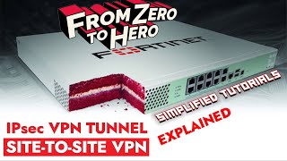 How to configure IPsec VPN on FortiGate Firewall  SitetoSite VPN Tunnel [upl. by Anes]