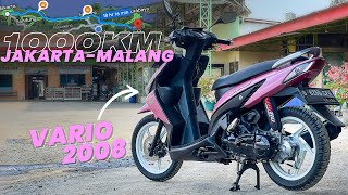 Eps 1  TOURING SENDIRIAN 1000 KM PAKAI MOTOR USIA 15 TAHUN KUAT❓Honda Vario 2008 110CC Gen 1 [upl. by Adnilab878]