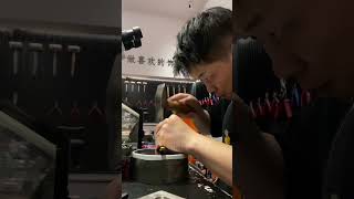 Heres how to make a great 24k gold bracelet 🔥🔨 shorts gold viral video goldstyle short 24k [upl. by Othello]