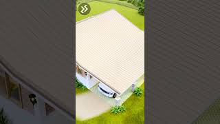 Simple Farmhouse Design Idea with 2 Bedroom  Modern Bahay Kubo shorts modernbahaykubo farmhouse [upl. by Nref]