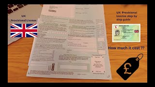 How To Apply Online For UK Provisional Driving License Step by Step guide  International Students [upl. by Yrruc]