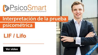 13 Interpretación de la prueba psicométrica  psicotécnica Lifo del sistema PsicoSmart [upl. by Eberhard]