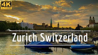 Zurich 4K  Zurich Switzerland 4K Drone ultra HD [upl. by Laband9]