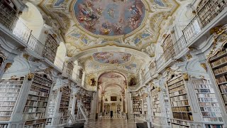 Fairytale abbey library takes online stardom in its stride  AFP [upl. by Otis448]