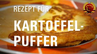 Omas Blitzrezept für schnelle Kartoffelpuffer Reibekuchen oder Klitscher aus der DDR [upl. by Carnes123]