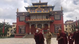 His Eminence Dzongsar Jamyang Khyentse Rinpoche visit to Shechen Monastery  Dilgo Khyentse Rinpoche [upl. by Goeselt]