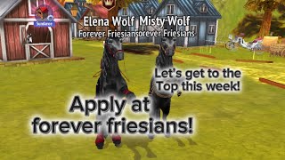 Apply at forever friesians  Elena wolf Hrt [upl. by Ashlee]