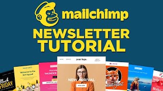 Mailchimp Newsletter Tutorial 2023  How to Create a Newsletter [upl. by Anitnelav]