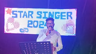 Baduku Jataka Bandi  Kannada Song By l Jagdish Naik  DM EVENTS  Singing Competition Round [upl. by Pavkovic]