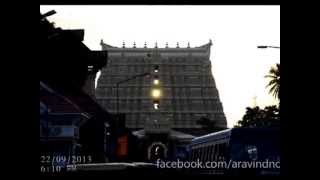 Sree Padmanabha Swamy Temple during equinox [upl. by Cynthy]