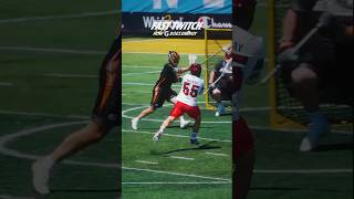 FullField GOALIE ASSIST in Pro Lacrosse Game  PLL Fast Twitch Play of the Week shorts [upl. by Elleneg]