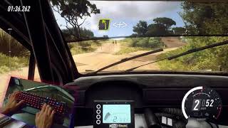 Dirt Rally 20 play with keyboard [upl. by Arracahs]