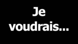 French phrase for I would like is Je voudrais [upl. by Coveney555]