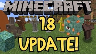 Minecraft 18 Update Overview NEW BOSS NEW MOBS BLOCKS AND KILLER RABBIT [upl. by Akinet]