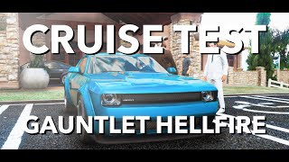 CRUISE TEST 2  GAUNTLET HELLFIRE GTA 5 [upl. by Aititel979]