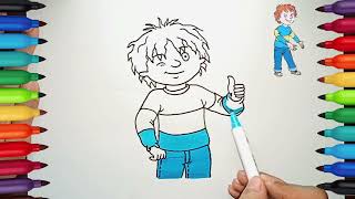 horrid henry cartoon henry drawing for kids [upl. by Rusty]