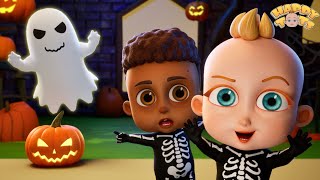 The Skeleton Song  Halloween Song for Kids  Happy Tots [upl. by Ailhat]