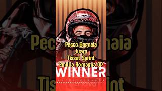 Hasil Tissot Sprint MotoGP Emillia Romagna 2024 TissotSprint MotoGP [upl. by Cilla185]