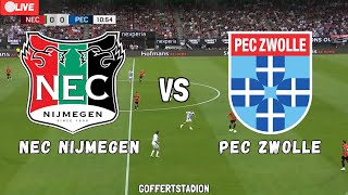 🔴NEC NIJMEGEN VS PEC ZWOLLE  KNVB BEKER  LIVE REACTION COMMENTARY [upl. by Suter]