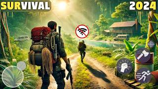 Top 15 OFFLINE SURVIVAL Games For Android 2024  Top 10 Best Survival Games for Mobile 2024 [upl. by Enelyar]