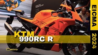 KTM è lora della 990 RC R bicilindrica sportiva con aeropack da MotoGP EICMA 2024 [upl. by Hughie]