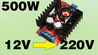 Make 12V to 220V inverter from boost module [upl. by Marybeth]