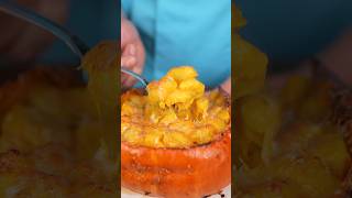 Cheese Gnocchi Gratin in a Pumpkin 🤤 shorts youtubecreatorcommunity [upl. by Gnirol]