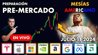 TRUMP AL RESCATE del SampP500 Análisis y Plan DJT TSLA AAPL MSFT AMZN GOOGL META NVDA [upl. by Marlena]