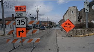 Fountain City Wisconsin Flooding Due to the Mississippi River  April 24 2023 [upl. by Mina]