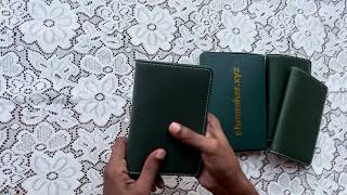 Leather Passport Cover [upl. by Southard]